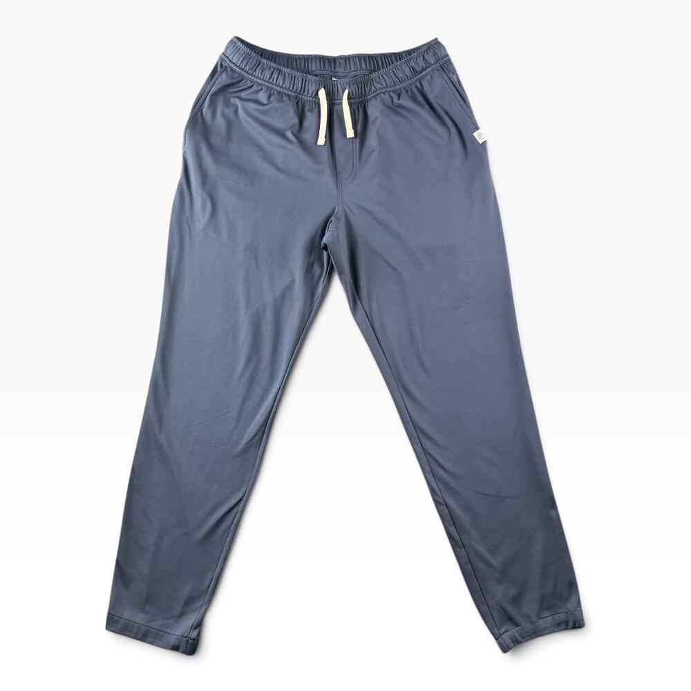 TravisMathew Mens M Performance Jogger Pants Blue Stretch Golf Athletic Casual